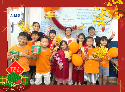 Lớp Super 3-A Vui Tết c&ugrave;ng AMS (CS1)
