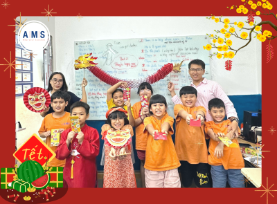 Lớp Super 2-A Vui Tết c&ugrave;ng AMS (CS1) 