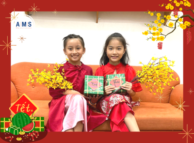Lớp Super 3-A Vui Tết c&ugrave;ng AMS (CS1)