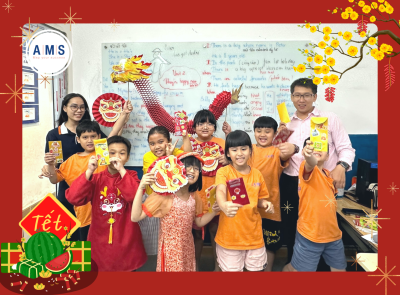 Lớp Super 2-A Vui Tết c&ugrave;ng AMS (CS1) 