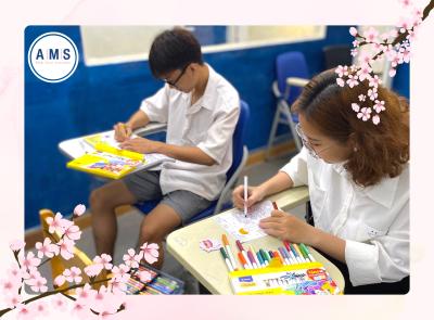 Lớp PreInter-B Vui Tết c&ugrave;ng AMS 