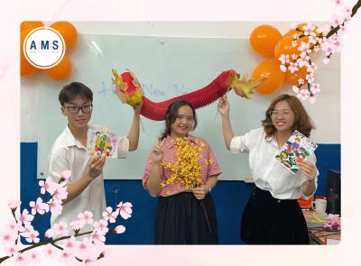 Lớp PreInter-B Vui Tết c&ugrave;ng AMS 